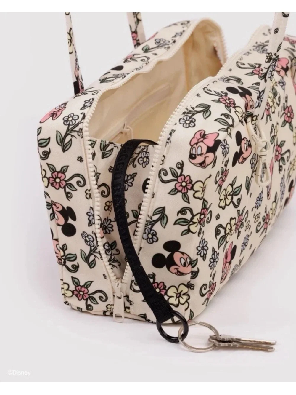 BAGGU Bowler Bag - story book floral - colab w Disney  (NEW WITH TAG)